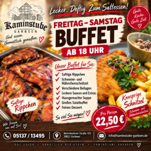 Schnitzel- und Rippchen-Buffet